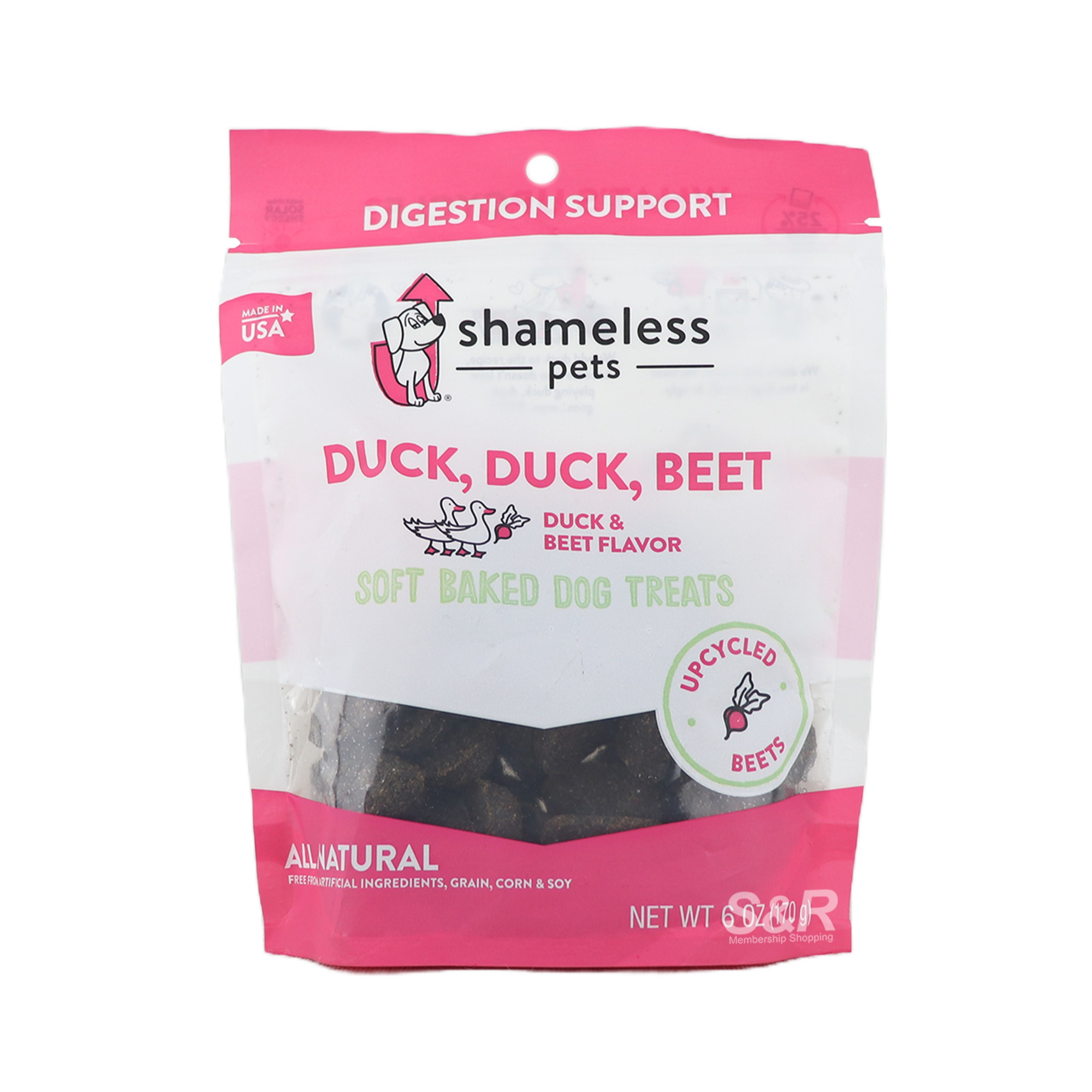 Shameless Pets Duck, Duck, Beet Treasure Soft Baked Dog Treats 170g Shameless Pets Duck, Duck, Beet Treasure Soft Baked Dog Treats 170g